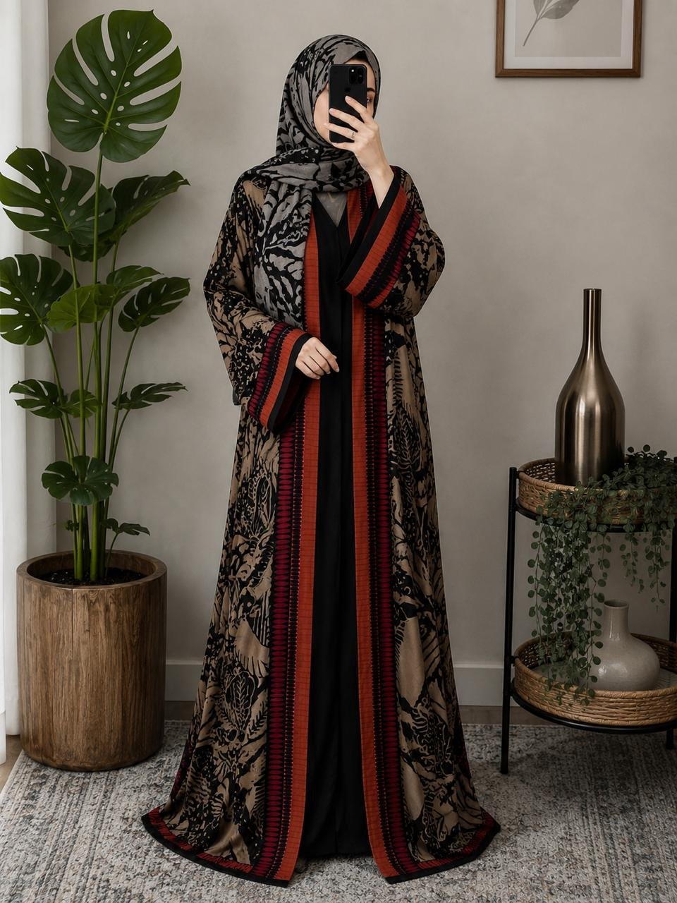 Premium Silk Abaya-ADC1-001
