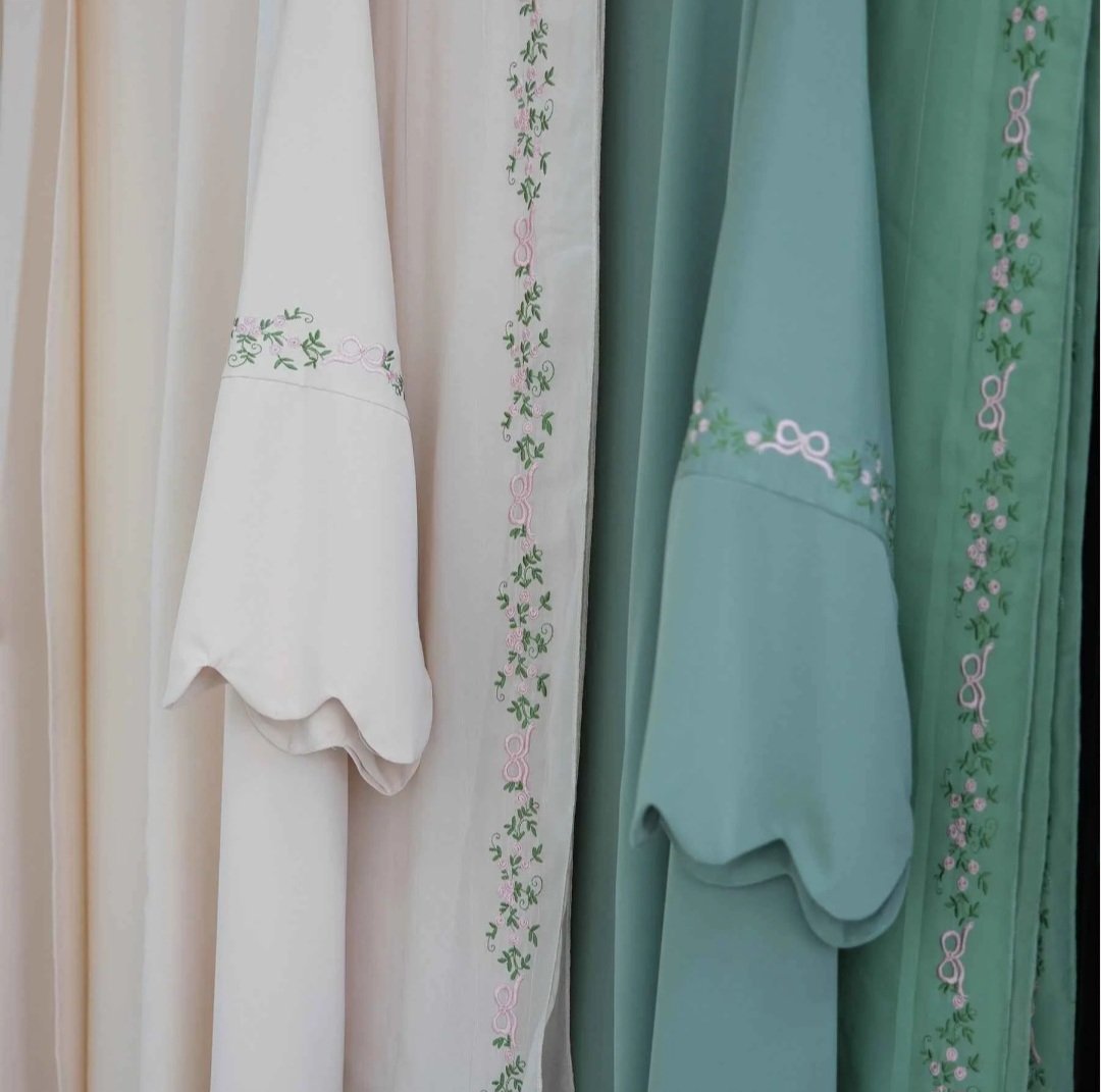 Trendy lace Abaya ADC2-001 - Image 2